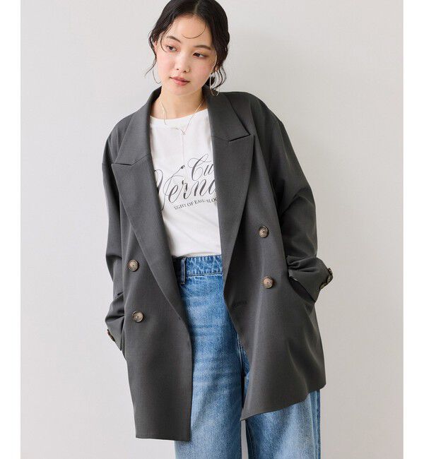 VIS「オーバーサイズテーラージャケット」|テーラードジャケット|