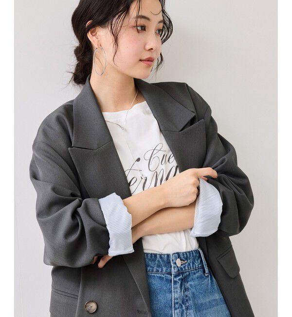 VIS「オーバーサイズテーラージャケット」|テーラードジャケット|