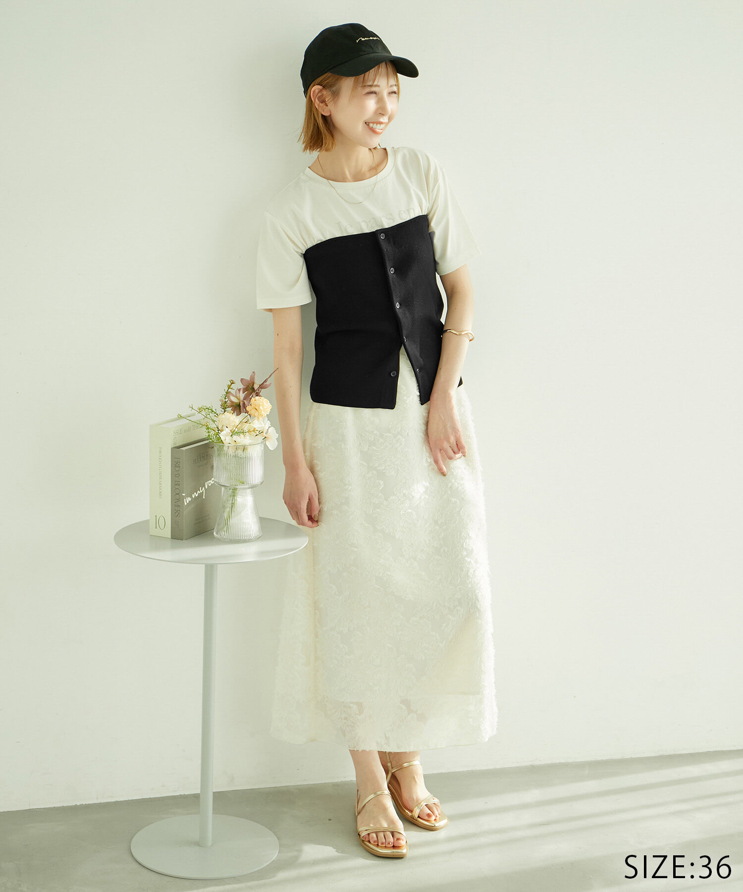 Rope&rsquo;Picnic「着丈が選べる/ニットビスチェ」|キャミソール|