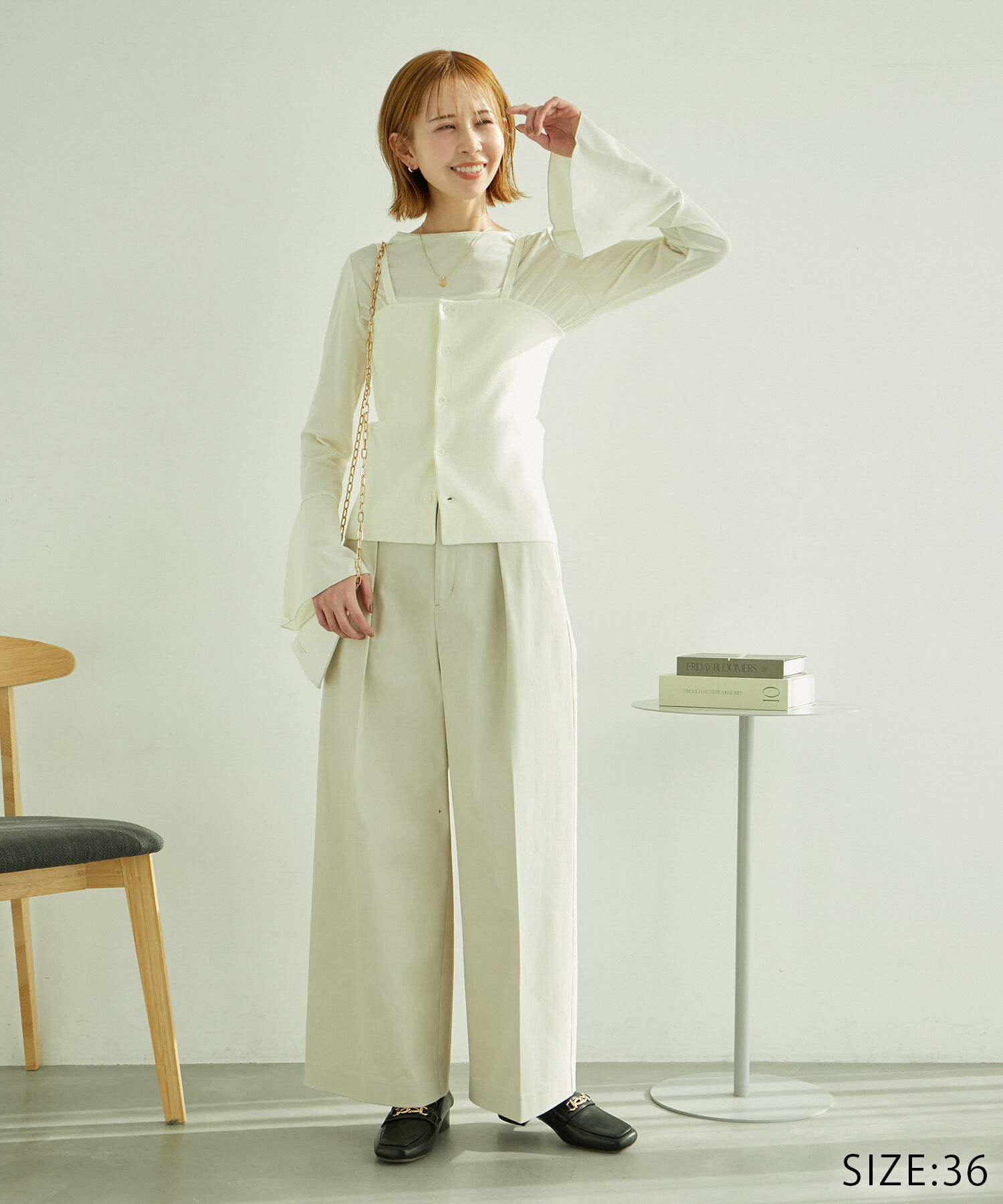 Rope&rsquo;Picnic「着丈が選べる/ニットビスチェ」|キャミソール|