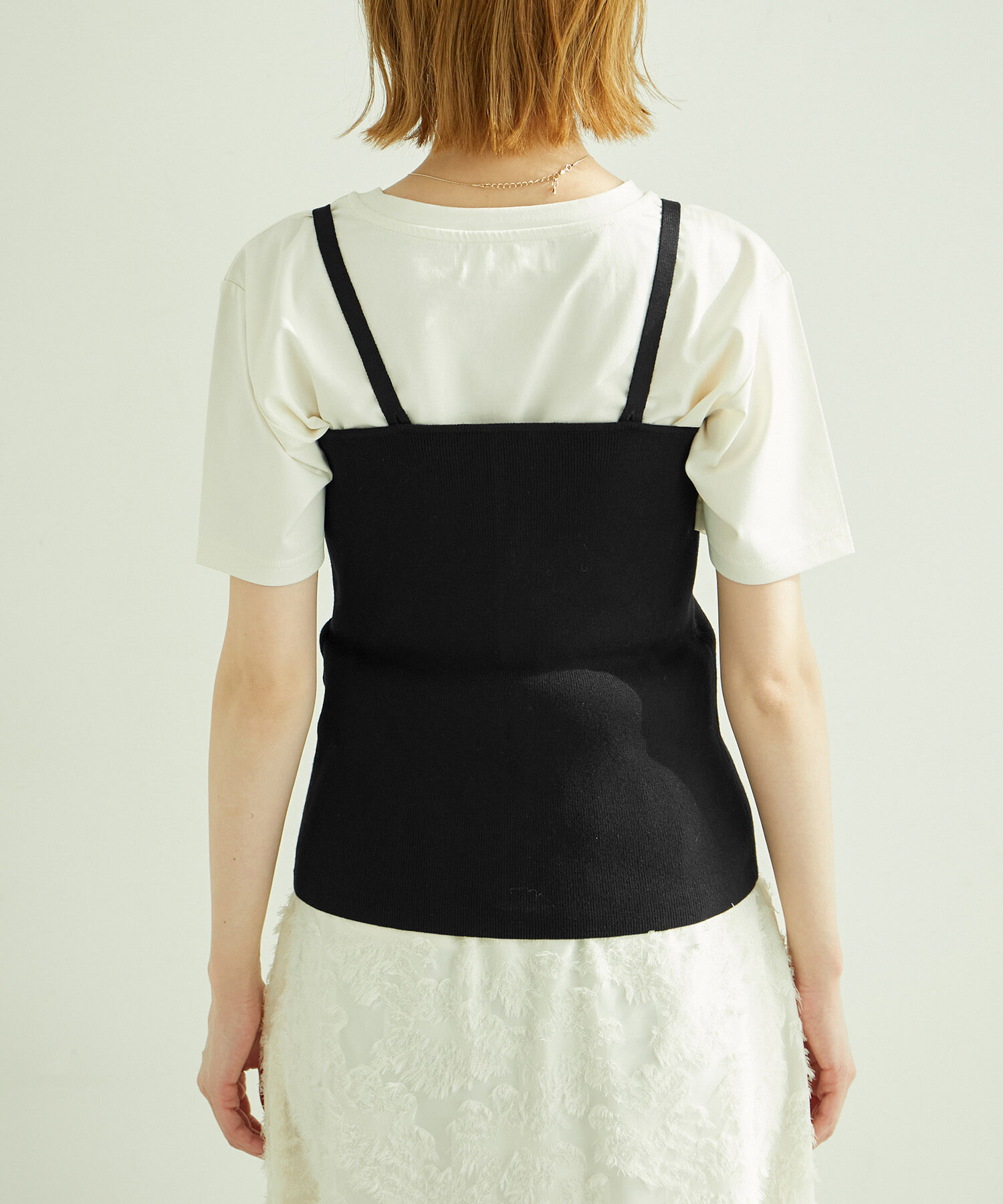 Rope&rsquo;Picnic「着丈が選べる/ニットビスチェ」|キャミソール|