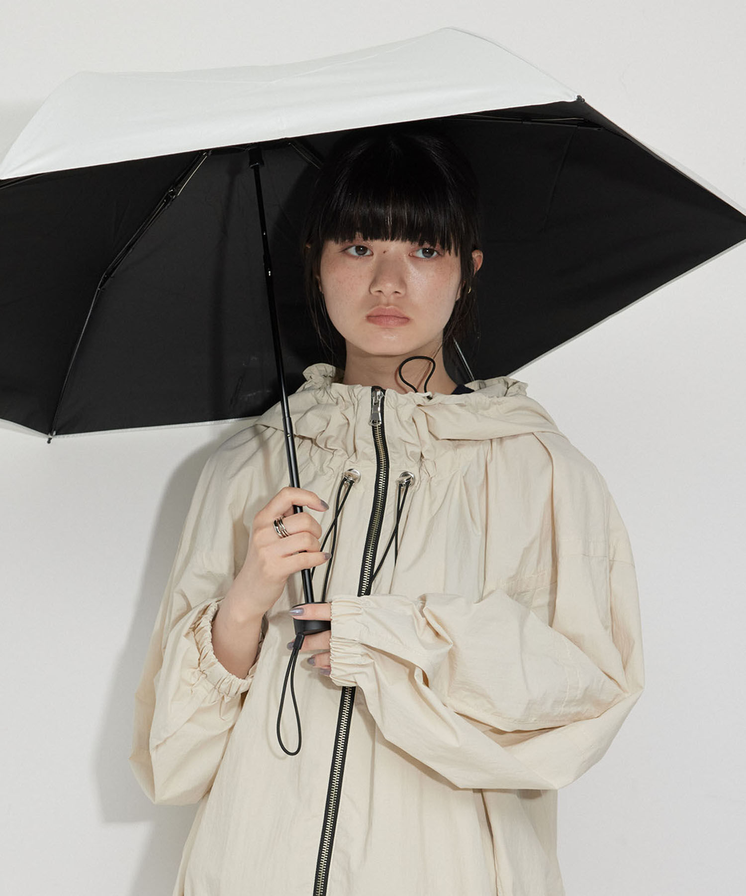 ADAM ET ROPE'「CORTED UMBRELLA 53 with tote」|傘|