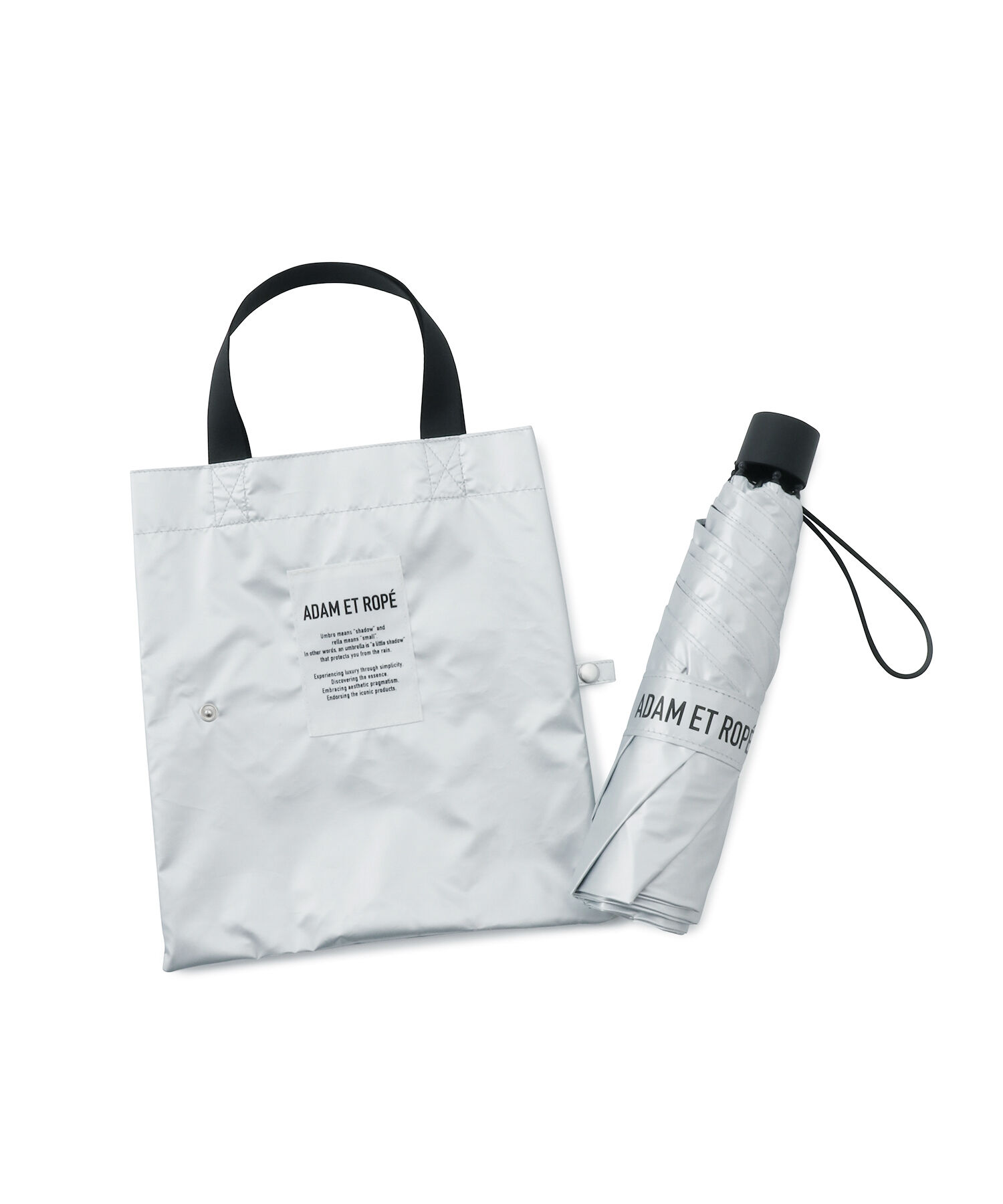 ADAM ET ROPE'「CORTED UMBRELLA 53 with tote」|傘|