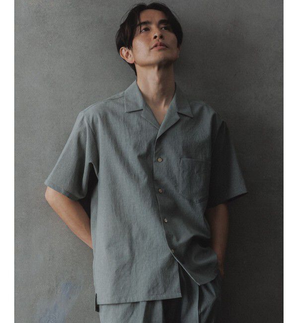 ADAM ET ROPE'「接触冷感【RIRANCHA】セットアップ / オープンカラーシャツ & スラックス」|スーツ|