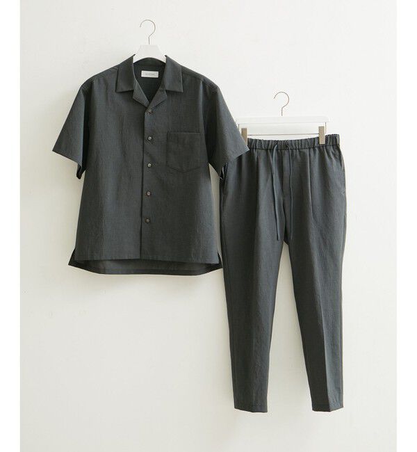 ADAM ET ROPE'「接触冷感【RIRANCHA】セットアップ / オープンカラーシャツ & スラックス」|スーツ|