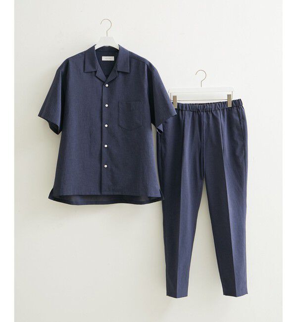 ADAM ET ROPE'「接触冷感【RIRANCHA】セットアップ / オープンカラーシャツ & スラックス」|スーツ|