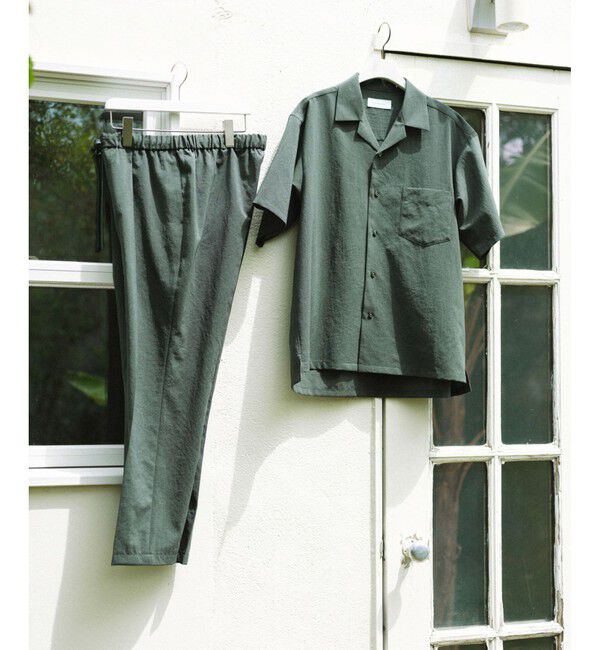 ADAM ET ROPE'「接触冷感【RIRANCHA】セットアップ / オープンカラーシャツ & スラックス」|スーツ|