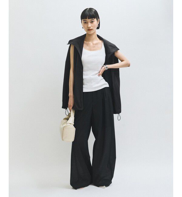 ADAM ET ROPE'「【撥水】ショルダータックシアーブルゾン」|ブルゾン・スタジャン|