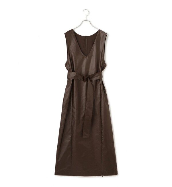 ADAM ET ROPE'「スリットジャンパースカート」|ワンピース|