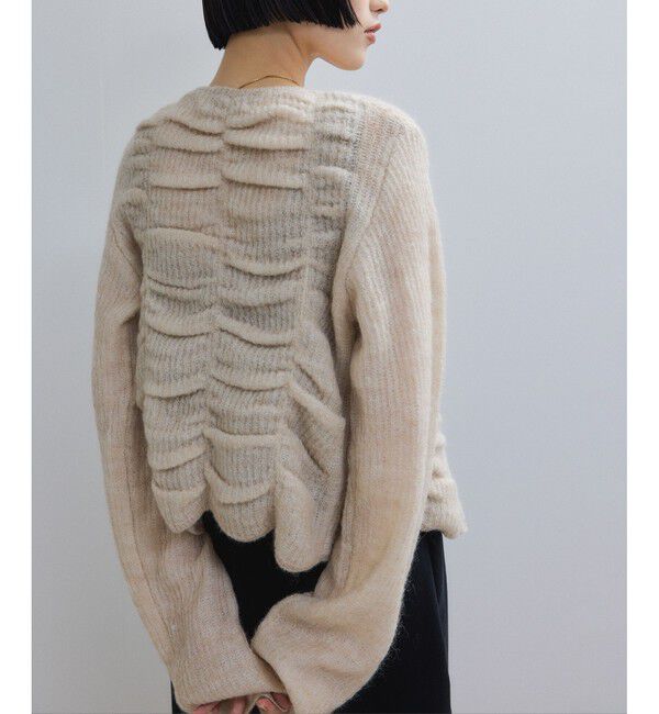 WEB限定】ダブルモヘアシャーリングカーディガン（ADAM ET ROPE