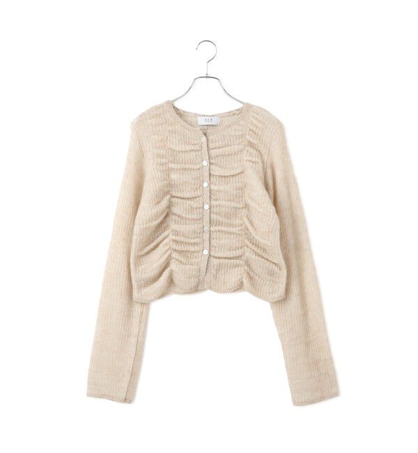 WEB限定】ダブルモヘアシャーリングカーディガン（ADAM ET ROPE