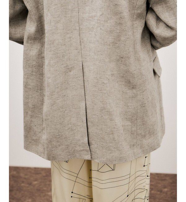 ADAM ET ROPE'「リネンジャケット」|テーラードジャケット|