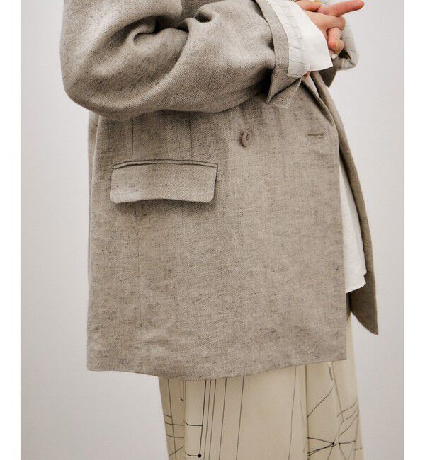 ADAM ET ROPE'「リネンジャケット」|テーラードジャケット|