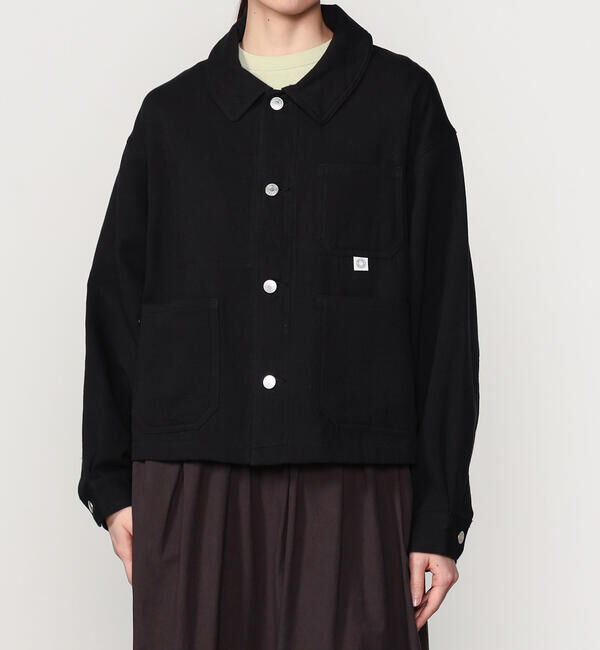 ORCIVAL「ORCIVAL | ツイルダブルガーゼ カバーオール WOMEN」|テーラードジャケット|BLACK