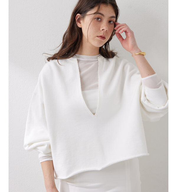  「スウェットVネックプルオーバー２」|Tシャツ・カットソー|