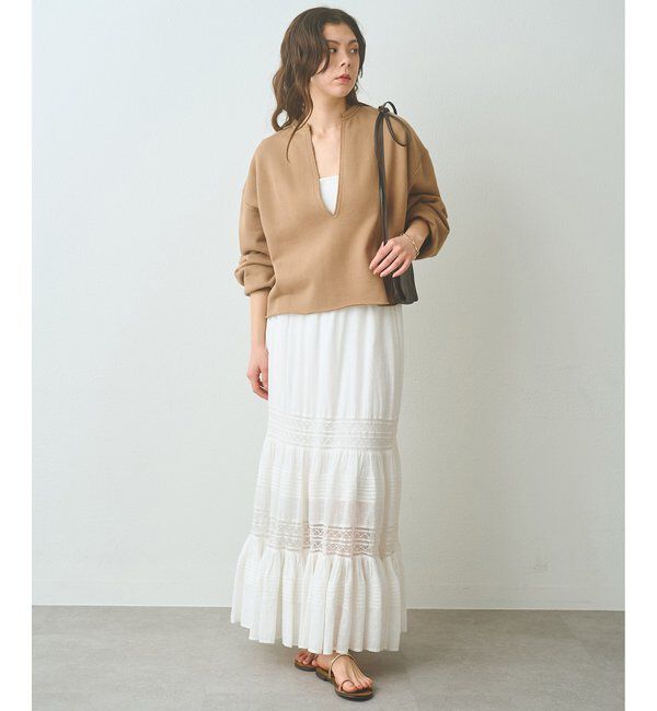  「スウェットVネックプルオーバー２」|Tシャツ・カットソー|