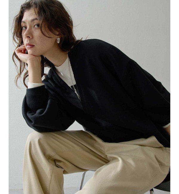  「スウェットVネックプルオーバー２」|Tシャツ・カットソー|