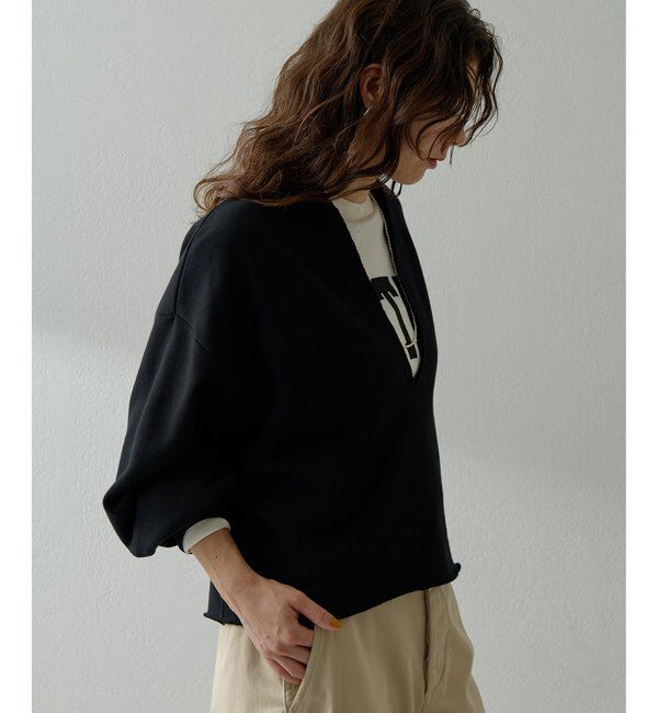  「スウェットVネックプルオーバー２」|Tシャツ・カットソー|