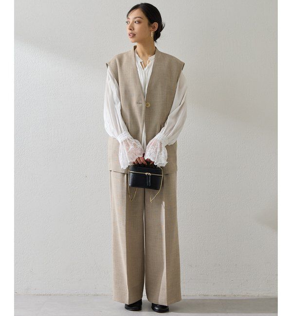  「リネンライクジレ」|ベスト・ジレ|