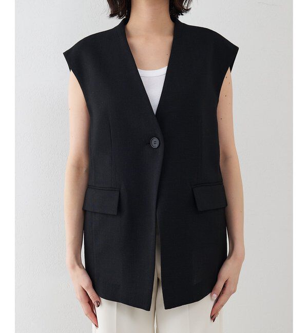  「リネンライクジレ」|ベスト・ジレ|