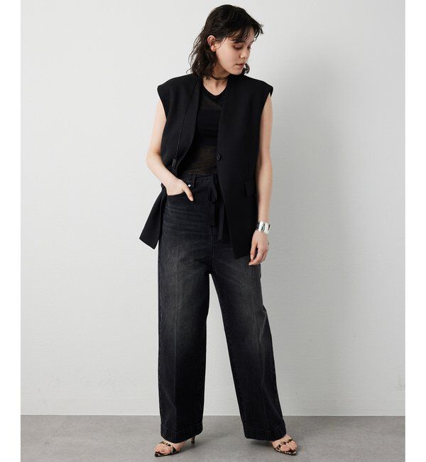  「リネンライクジレ」|ベスト・ジレ|