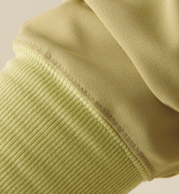  「ジャージ袖リブブラウス」|シャツ・ブラウス|