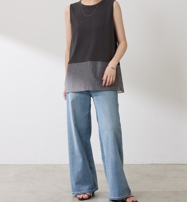  「【C&prime;NOTE/ノート】【新色登場】裾シアータンクトップ」|Tシャツ・カットソー|