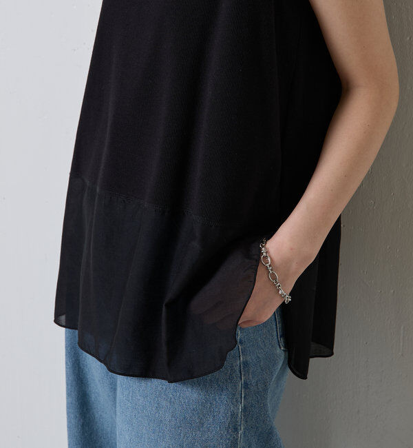  「【C&prime;NOTE/ノート】【新色登場】裾シアータンクトップ」|Tシャツ・カットソー|