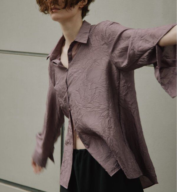  「【CEPIE./セピエ】リンクルシャツ」|シャツ・ブラウス|