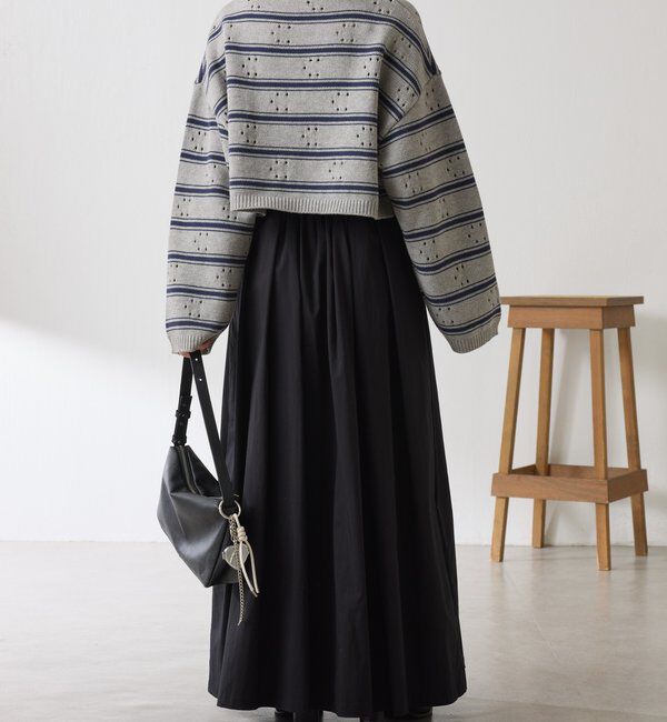  「透かし編みCニット」|ニット・セーター|