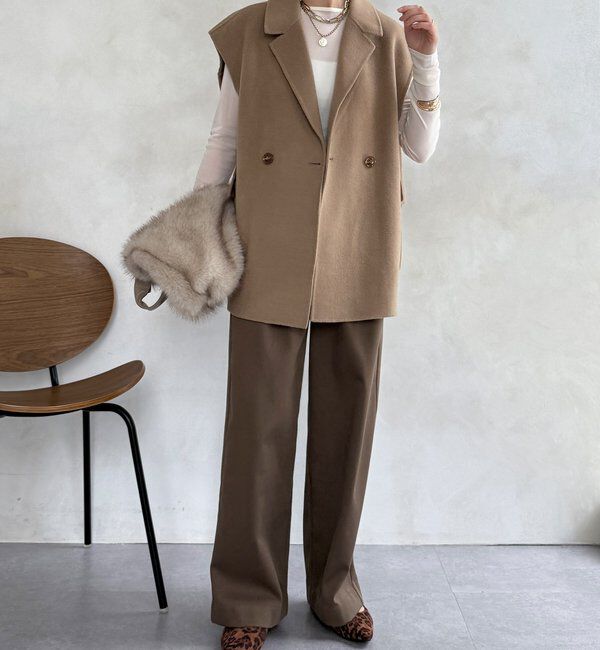  「BIGシルエットジャケットベスト」|ベスト・ジレ|