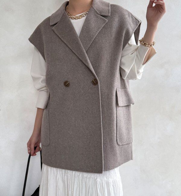  「BIGシルエットジャケットベスト」|ベスト・ジレ|