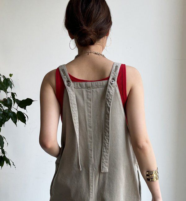  「【WEB限定】深Vサロペット」|ワンピース|