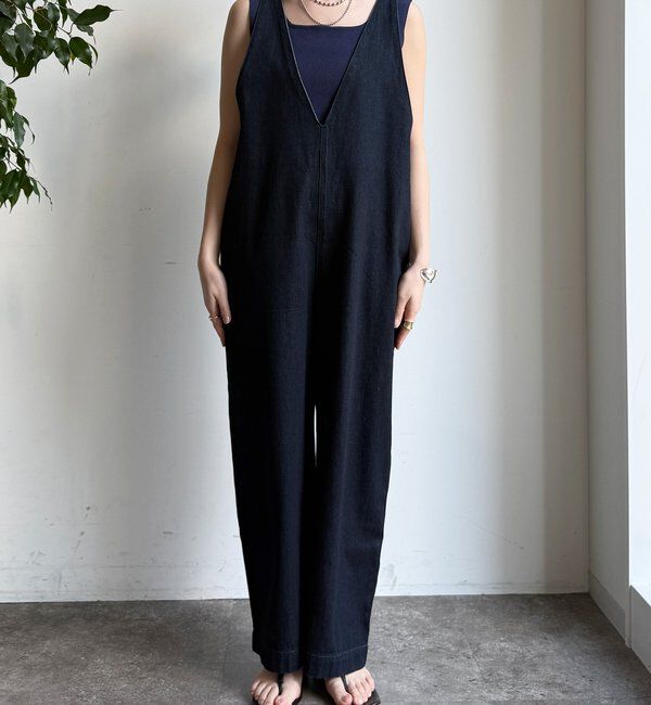  「【WEB限定】深Vサロペット」|ワンピース|