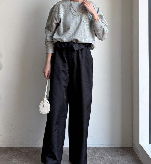  「【WEB限定】裏毛サガラ刺繍バックジッププルオーバー」|Tシャツ・カットソー|