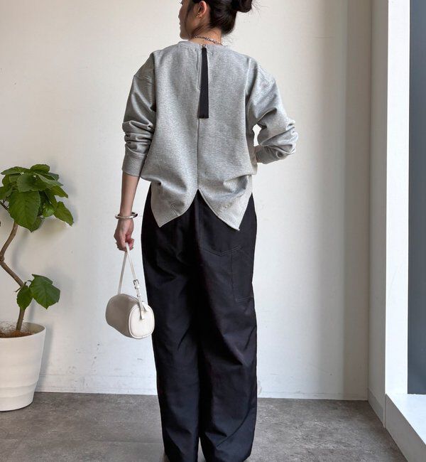  「【WEB限定】裏毛サガラ刺繍バックジッププルオーバー」|Tシャツ・カットソー|