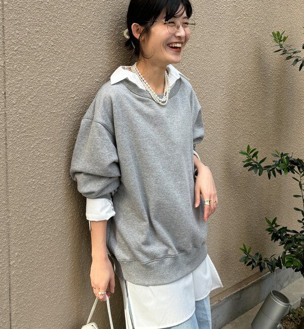  「【インフルエンサーOKOCHI企画】リバーシブルロゴスウェット」|Tシャツ・カットソー|