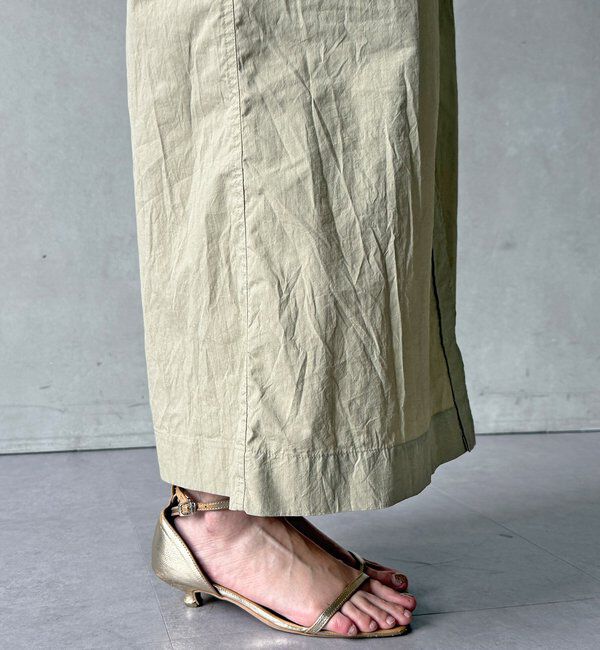  「【WEB限定】ワイヤーカラーロングシャツワンピース」|ワンピース|