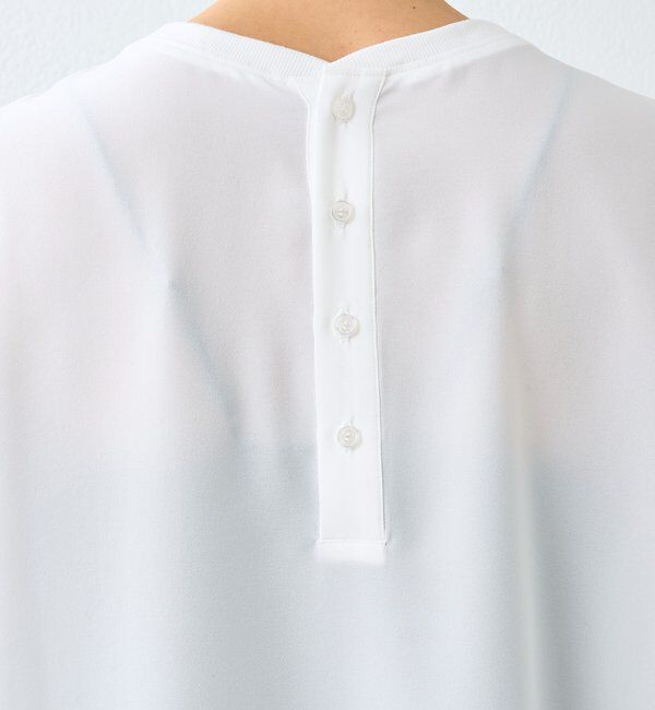  「【さらっと着やすい！/冷房・日焼け対策◎】ジョーゼットポケットブラウス」|シャツ・ブラウス|