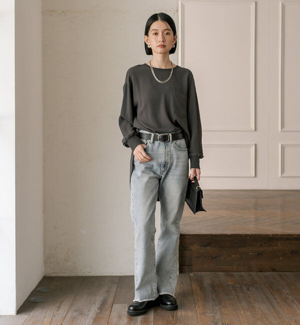  「【さらっと着やすい！/冷房・日焼け対策◎】ジョーゼットポケットブラウス」|シャツ・ブラウス|