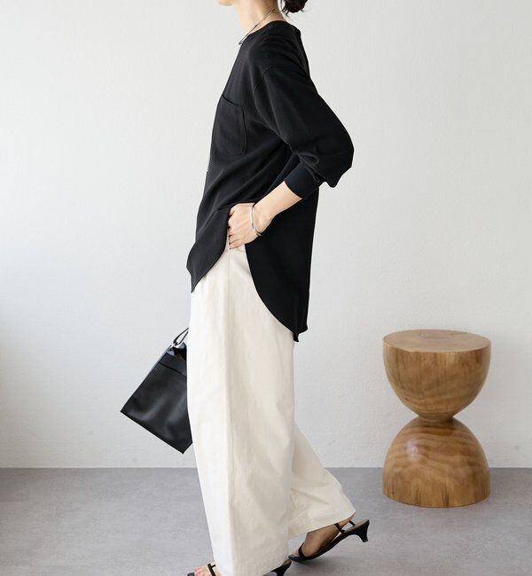  「【さらっと着やすい！/冷房・日焼け対策◎】ジョーゼットポケットブラウス」|シャツ・ブラウス|