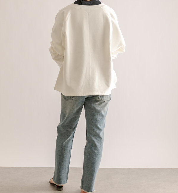  「【大人が着やすい】キーネックオーバースウェット」|Tシャツ・カットソー|