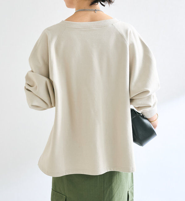  「【大人が着やすい】キーネックオーバースウェット」|Tシャツ・カットソー|