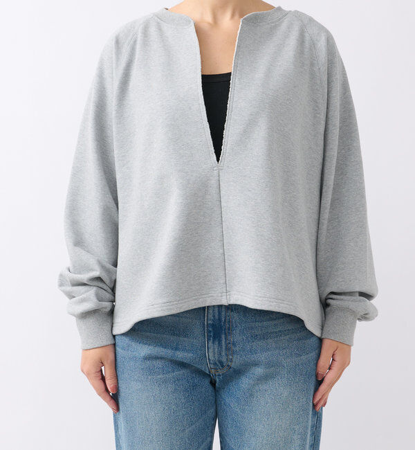  「【大人が着やすい】キーネックオーバースウェット」|Tシャツ・カットソー|