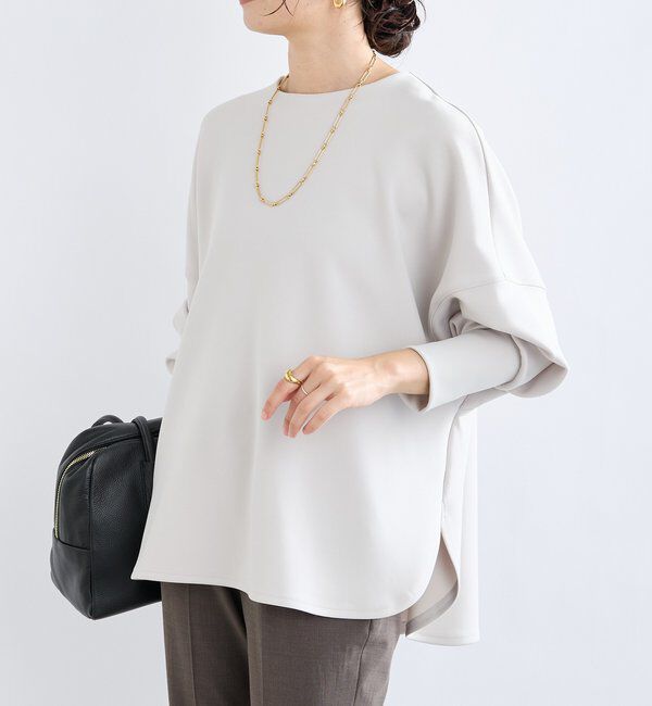  「【楽ちんキレイ】ダンボールポンチョプルオーバー」|Tシャツ・カットソー|