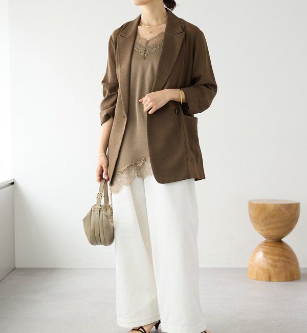  「予約【新色追加/ウォッシャブル】シアースラブオーバージャケット」|テーラードジャケット|