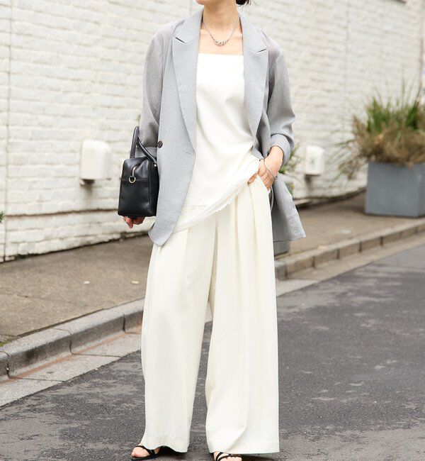  「予約【新色追加/ウォッシャブル】シアースラブオーバージャケット」|テーラードジャケット|