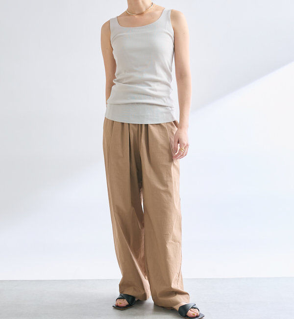  「【新色追加/RIVE DROITE 名品インナー】シームレスタンク」|キャミソール|