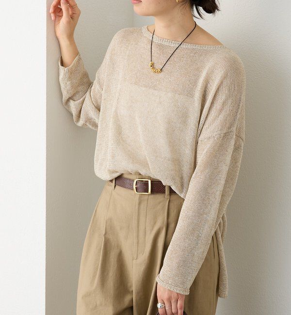  「メランジルーズニット」|ニット・セーター|