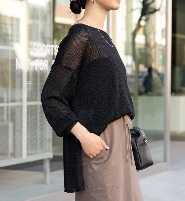  「メランジルーズニット」|ニット・セーター|